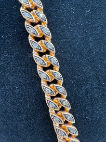 $25000 David Yurman Curb Chain Necklace 18K Rose Gold Cognac Diamonds 6mm 22in