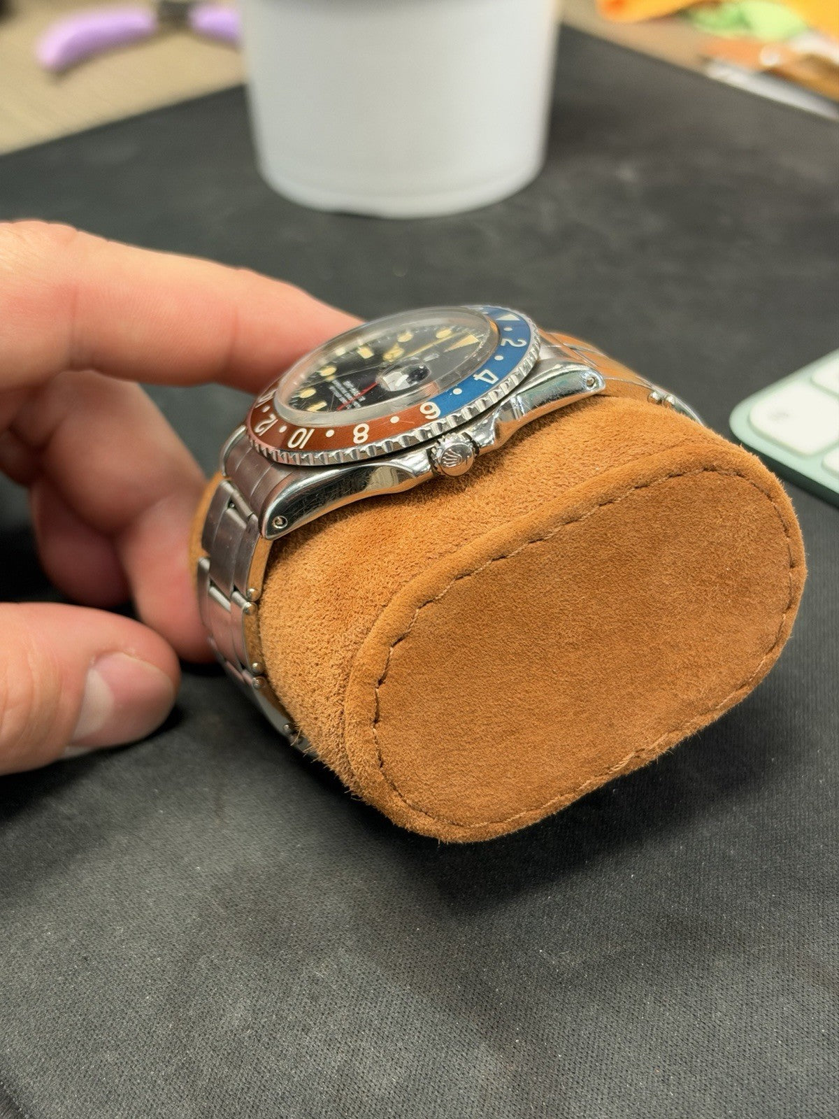 Rolex GMT Master 1675 W/ Papers 1965 1.1 Million Pepsi Oyster Watch