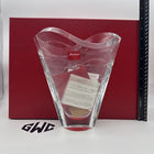 Baccarat Wave Flower Vase Clear Crystal New In Box 2103566 Sealed