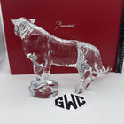 Baccarat Roaring Bengal Sculpture Clear Crystal Figurine 2814562 New In Box