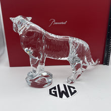 Baccarat Roaring Bengal Sculpture Clear Crystal Figurine 2814562 New In Box