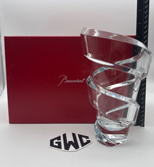 Baccarat Spirale Flower Vase Small Clear Crystal New In Box 2611740