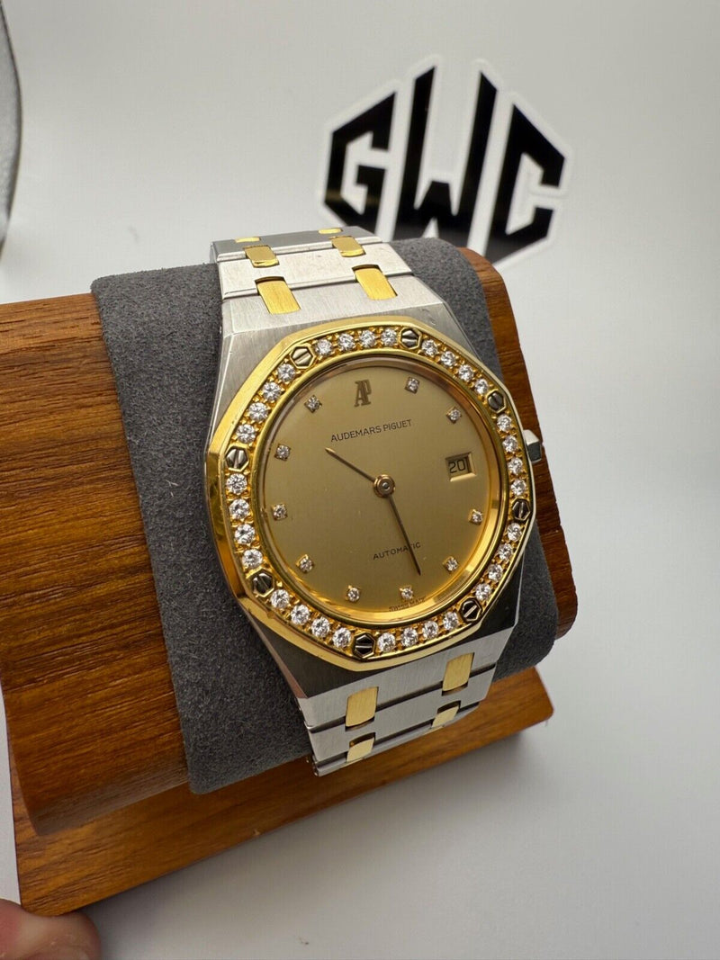 Audemars Piguet Royal Oak 14544SA 18K Two Tone Diamond Dial & Bezel Limited 20