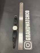 Patek Philippe Calatrava 3796/D 18K White Gold Hobnail Bezel 31mm Papers