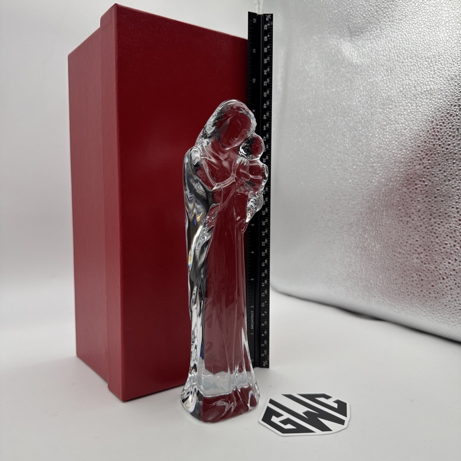 Baccarat Mother and Child Nativity Clear Crystal Figurine New 1762674