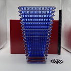 Baccarat Eye Rectangular Flower Vase Large Blue Crystal 2811106 New In Box