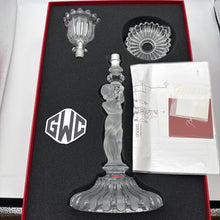 Baccarat Enfant Single Candlestick Holder Clear Crystal New In Box 1920121
