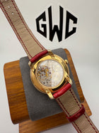 Patek Philippe 4968-400R Rose Gold Pave Diamond Moonphase Ruby 33.3mm Manual