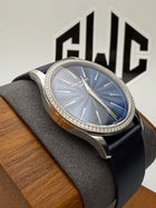 Patek Philippe Calatrava 4997/200G Diamond Blue Dial 18K White Gold 35mm Papers