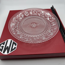 Baccarat Arabesque Plate XL Clear Crystal Tableware New In Box 1732505