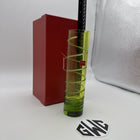 Baccarat Orgue Spirale Flower Vase Parma Green Crystal New 2105686