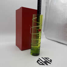 Baccarat Orgue Spirale Flower Vase Parma Green Crystal New 2105686