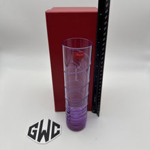 Baccarat Orgue Spirale Flower Vase Parma Violet Crystal New 2105685