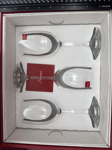Baccarat Epicure Wine Glasses Set of 6 Clear Crystal New In Box 2105622