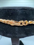 $25000 David Yurman Curb Chain Necklace 18K Rose Gold Cognac Diamonds 6mm 22in