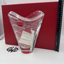Baccarat Wave Flower Vase Clear Crystal New In Box 2103566 Sealed