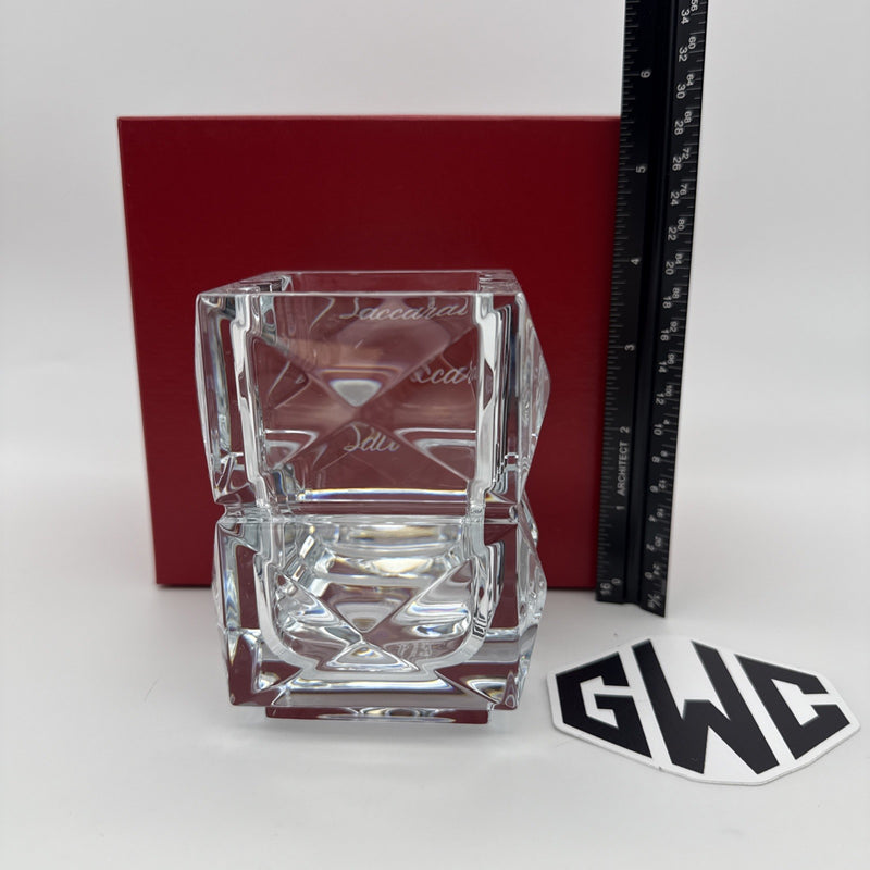 Baccarat Louxor Pencil Holder Clear Crystal New In Box Sealed 2813157