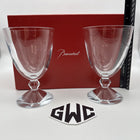 Baccarat Vega Small Water Glasses Clear Crystal Set Of 2 New In Box 2812262