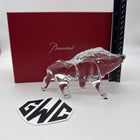 Baccarat Zodiac Boar Figurine Clear Crystal New In Box 2812399