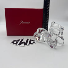 Baccarat Noel Dreamer Teddy Bear Figurine Clear Crystal New In Box 2105969