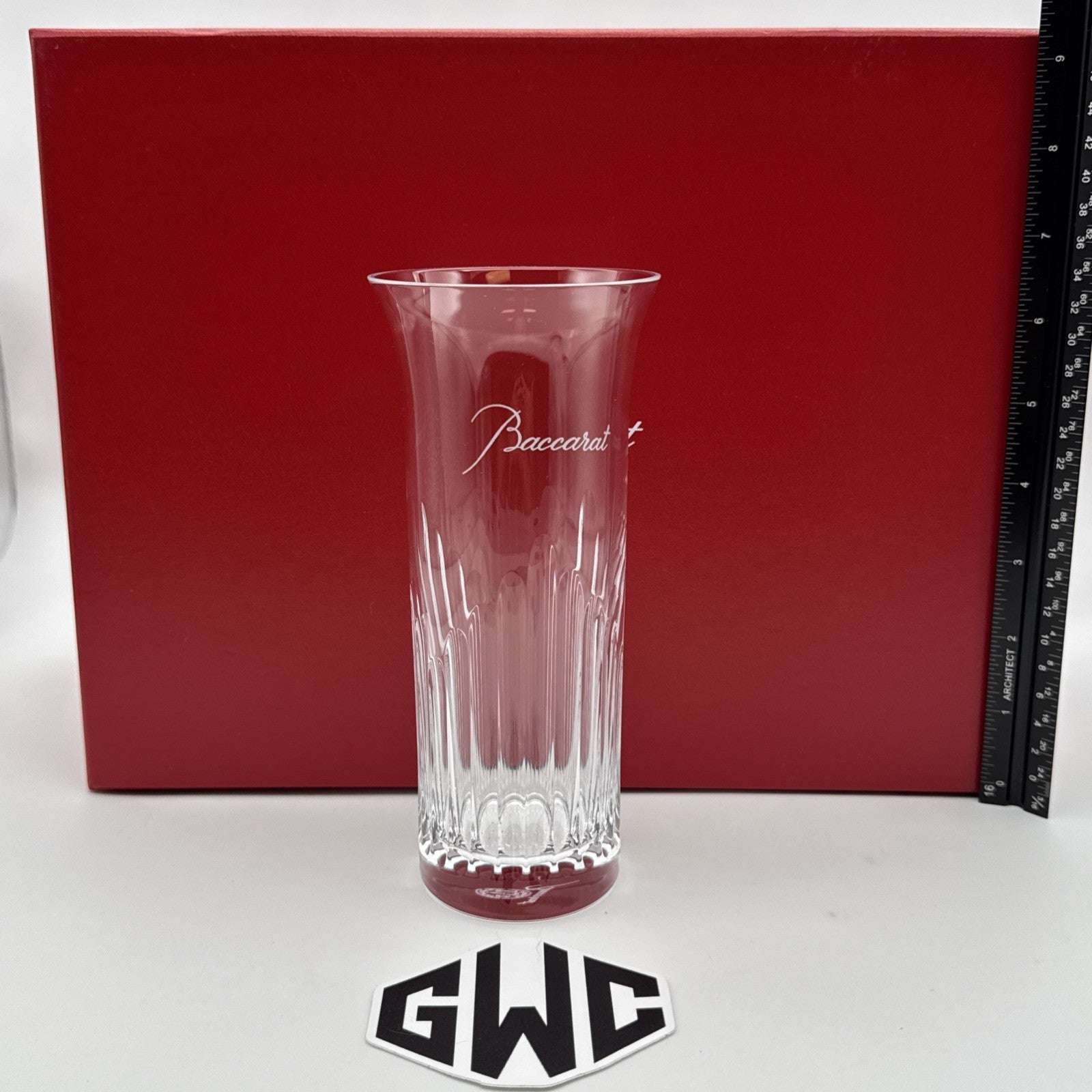 Baccarat Flora Bud Flower Vases Set Of 3 Clear Crystal New In Box 2810832 Sealed