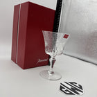 Baccarat Parme Wine Glass Etched Design Clear Crystal New In Box 1516103