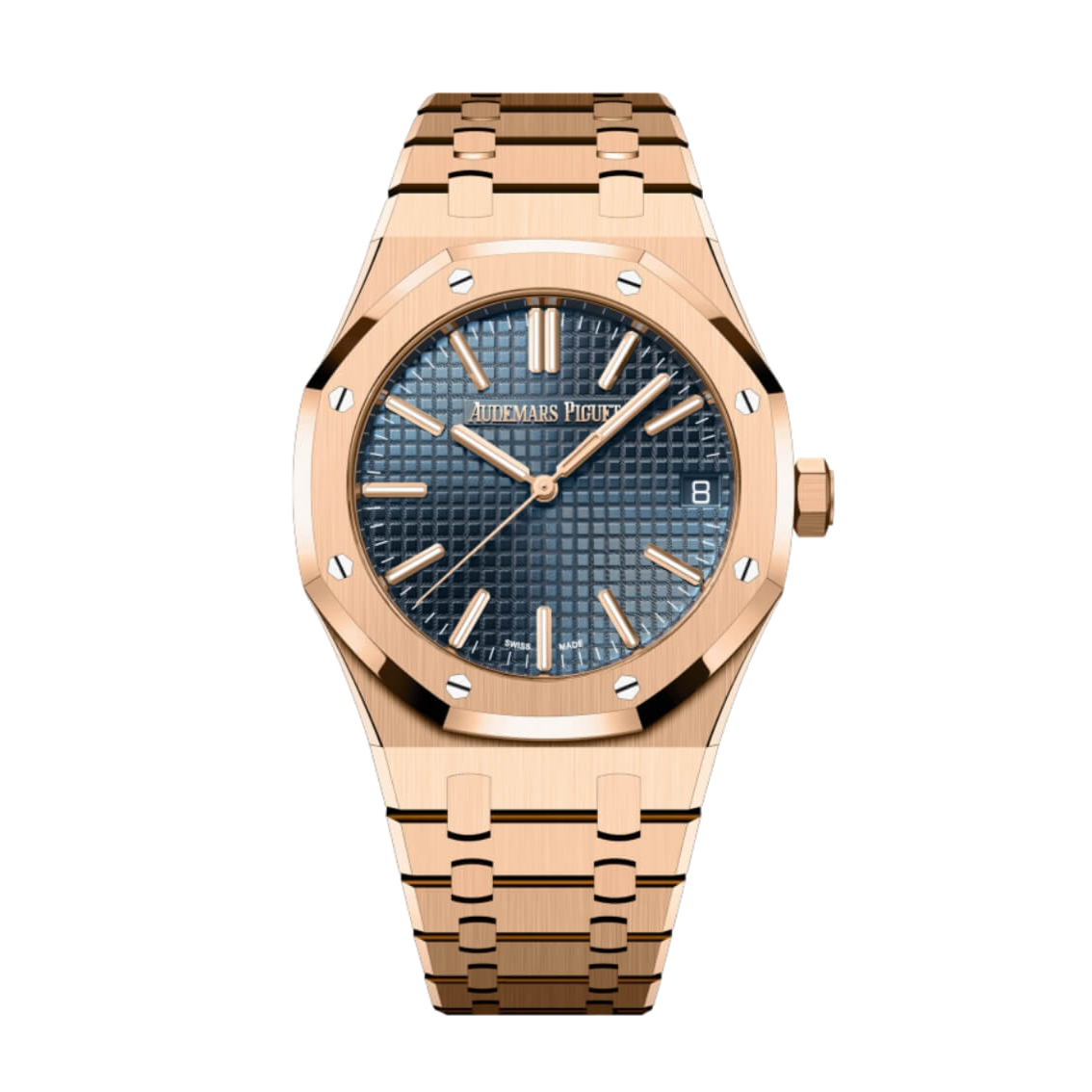 Audemars Piguet Royal Oak 15510OR.OO.1320OR.03 Blue 41mm Rose Gold