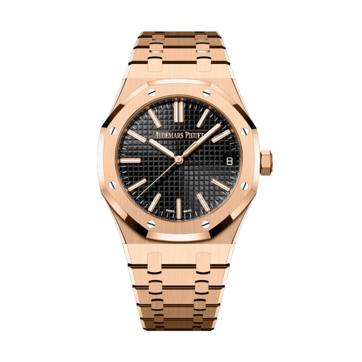 Audemars Piguet Royal Oak 15510OR.OO.1320OR.04 Black 41mm Rose Gold