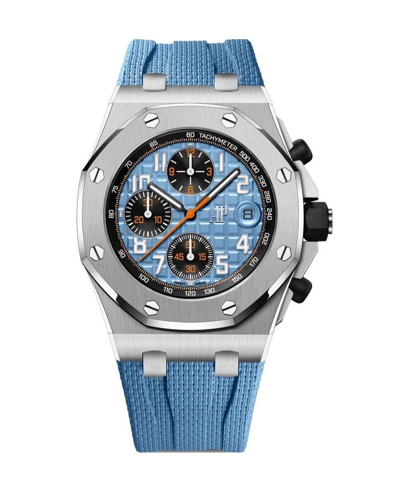 Audemars Piguet Royal Oak Offshore 26238ST.OO.A340CA.01 Blue 42mm Rubber Stainless Steel