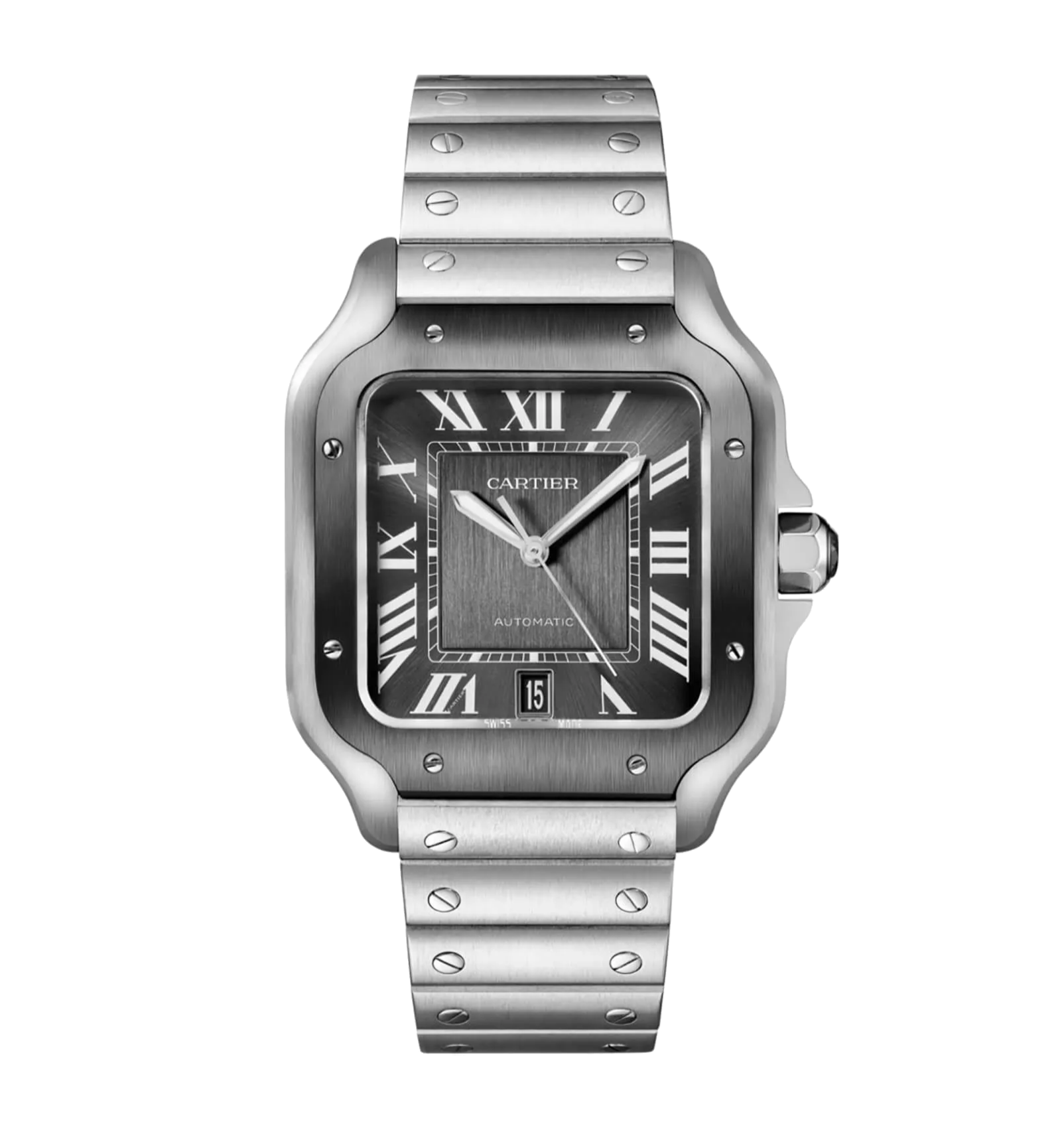 Cartier Santos de Cartier Large WSSA0037 Black 40mm Stainless Steel