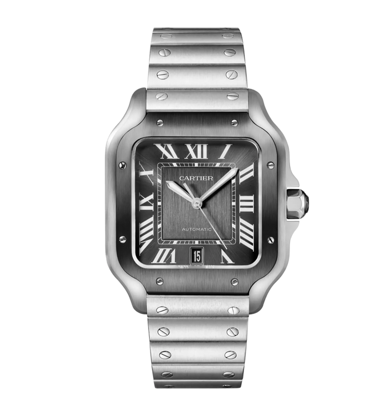 Cartier Santos de Cartier Large WSSA0037 Black 40mm Stainless Steel