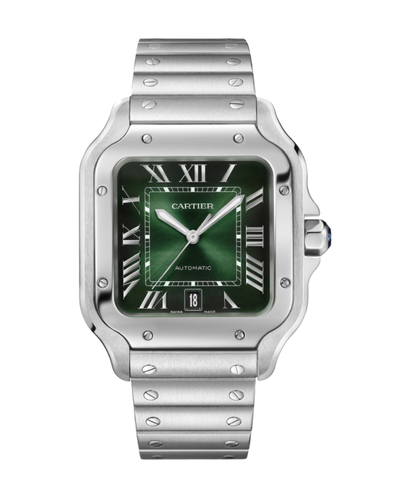 Cartier Santos de Cartier Large WSSA0062 Green 40mm Stainless Steel