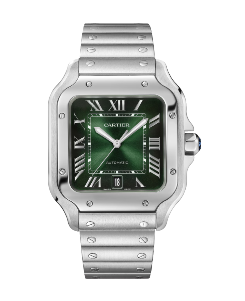 Cartier Santos de Cartier Large WSSA0062 Green 40mm Stainless Steel