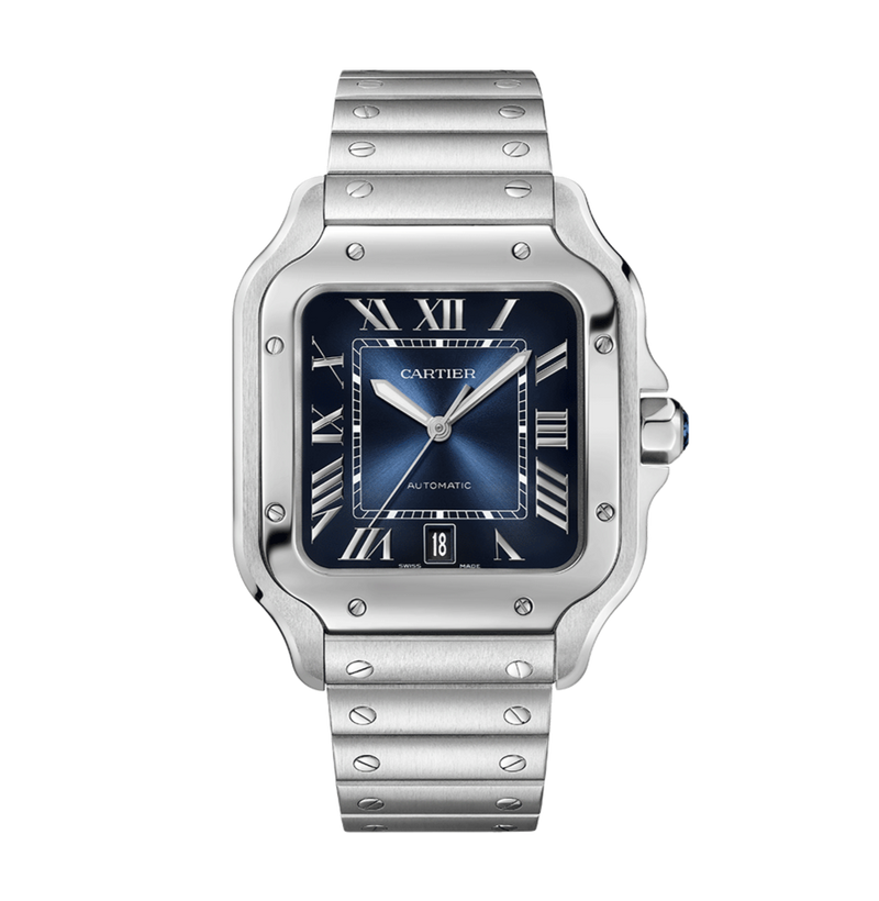 Cartier Santos de Cartier Large WSSA0071 Blue 40mm Stainless Steel
