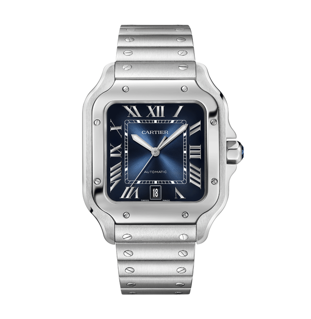 Cartier Santos de Cartier Large WSSA0071 Blue 40mm Stainless Steel