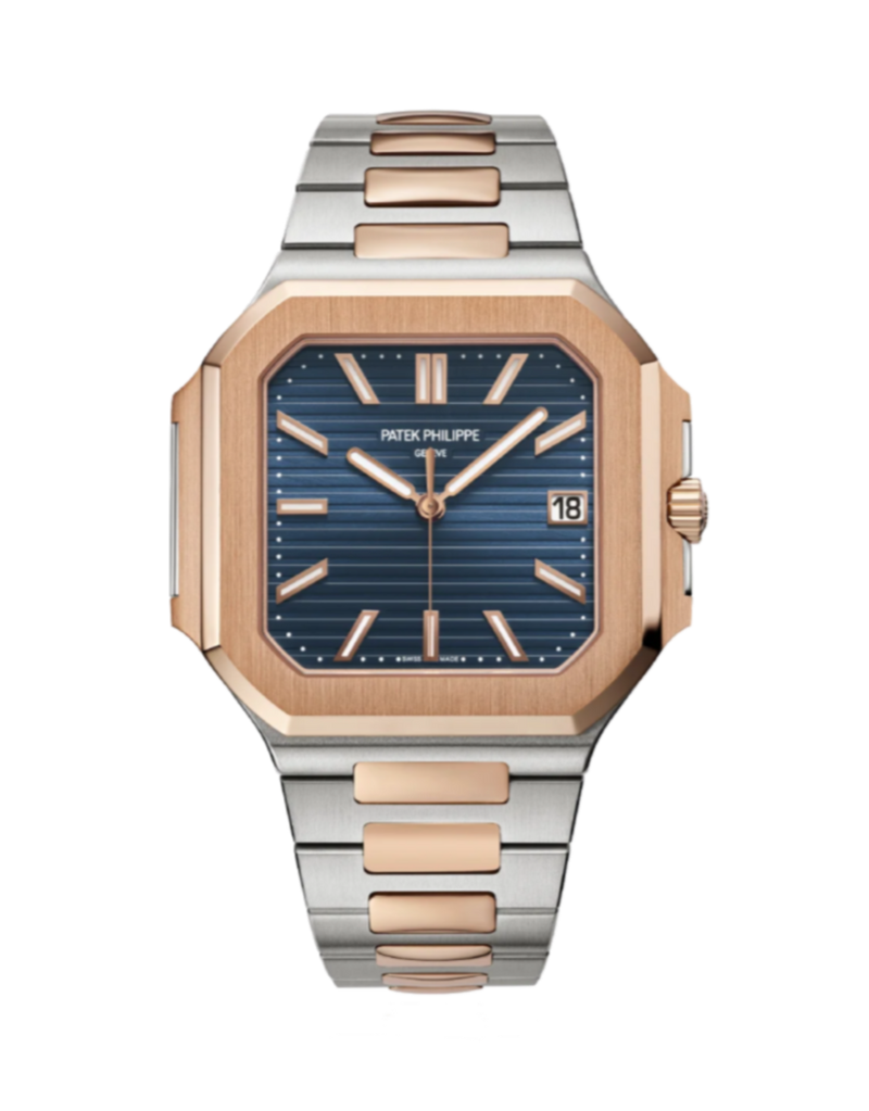 Patek Philippe Cubitus 5821/1AR-001 Sunburst Blue 40mm Rose Gold / Stainless Steel