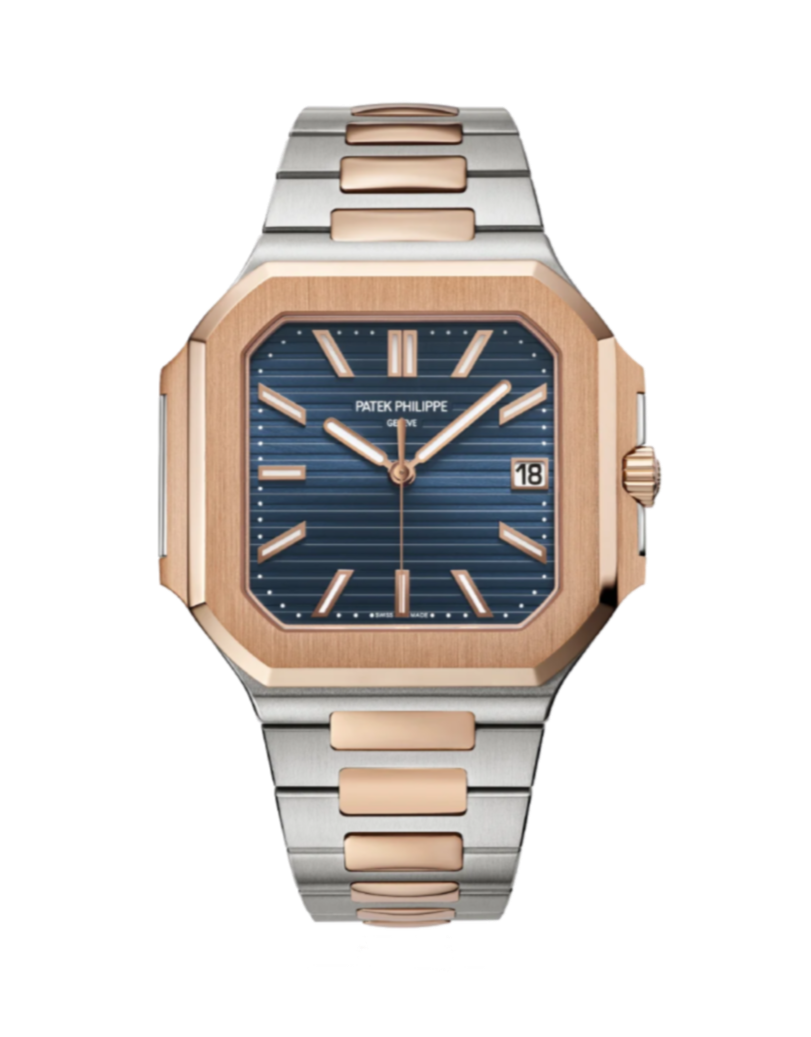 Patek Philippe Cubitus 5821/1AR-001 Sunburst Blue 40mm Rose Gold / Stainless Steel