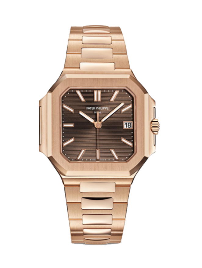 Patek Philippe Cubitus 7128/1R-001 Sunburst Brown 40mm Rose Gold