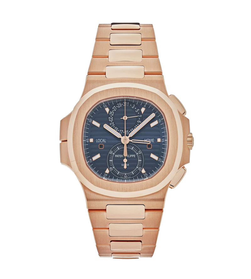 Patek Philippe Nautilus 5990/1R-001 Sunburst Blue 40mm Rose Gold