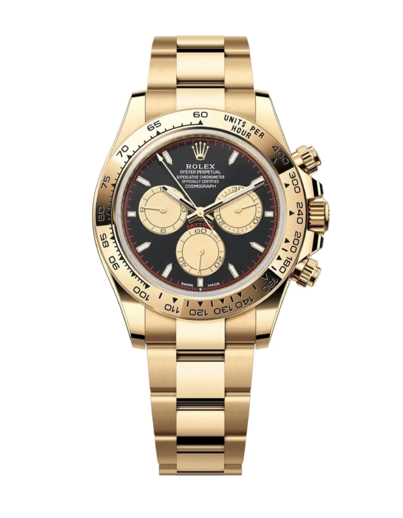 Rolex Cosmograph Daytona 126508 Paul Newman Black 40mm Oyster Yellow Gold