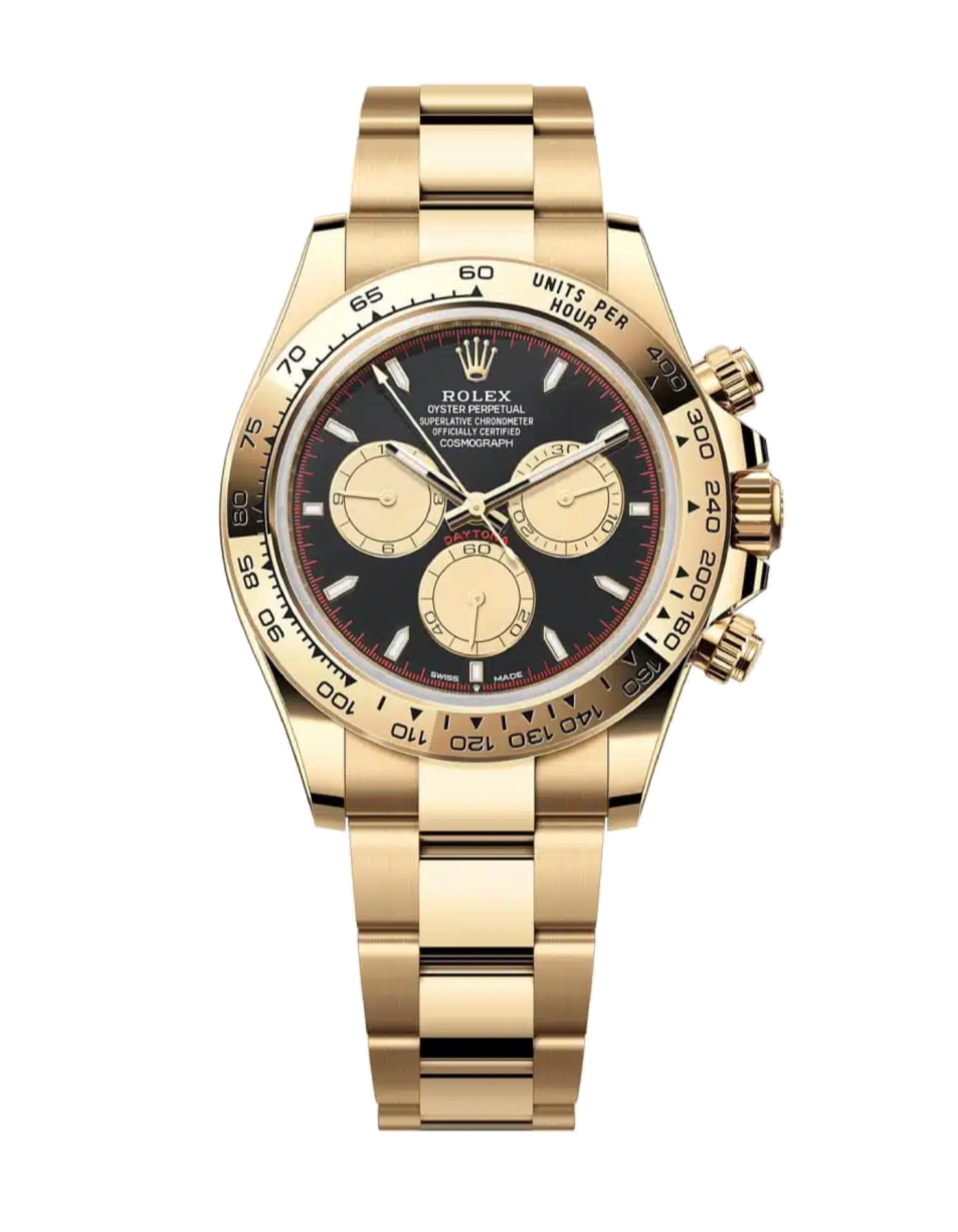 Rolex Cosmograph Daytona 126508 Paul Newman Black 40mm Oyster Yellow Gold