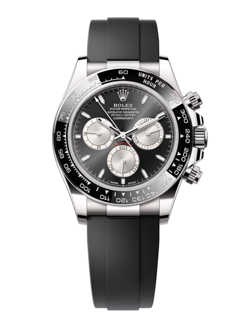 Rolex Cosmograph Daytona 126519 Black 40mm Oysterflex White Gold