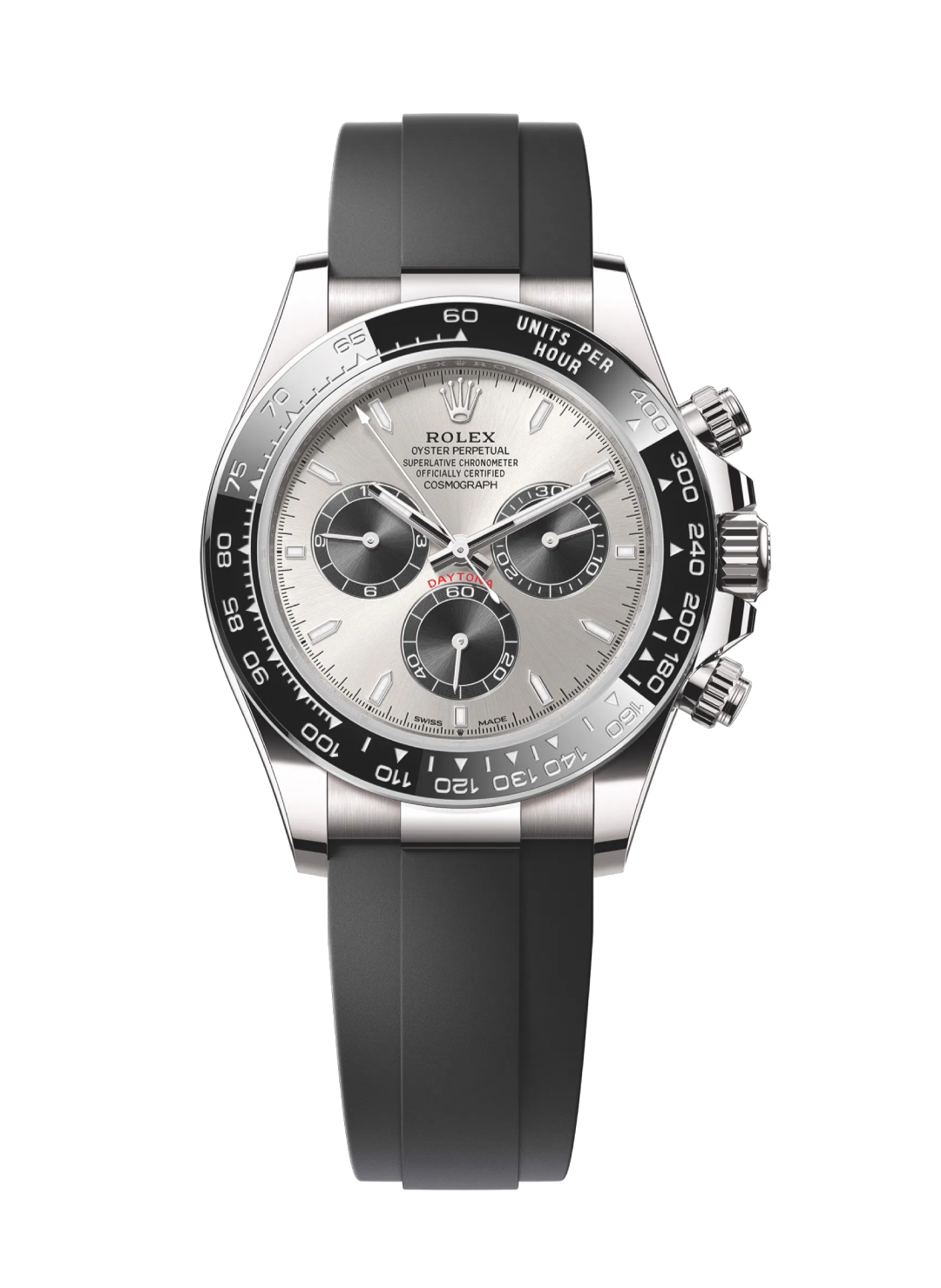 Rolex Cosmograph Daytona 126519 Ghost Silver 40mm Oysterflex White Gold