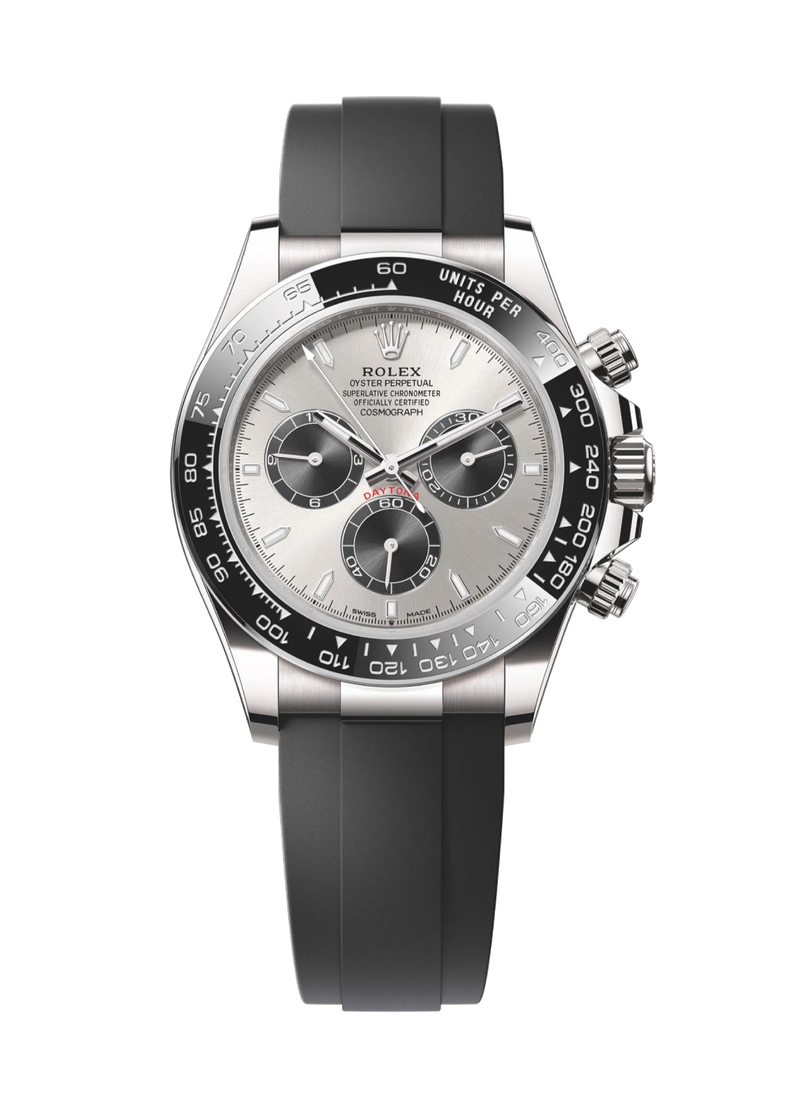 Rolex Cosmograph Daytona 126519 Ghost Silver 40mm Oysterflex White Gold