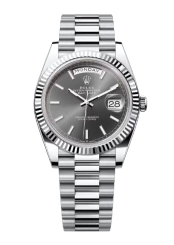 Rolex Day-Date 228236 Slate 40mm President Platinum