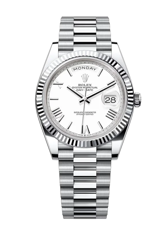Rolex Day-Date 228236 White 40mm President Platinum
