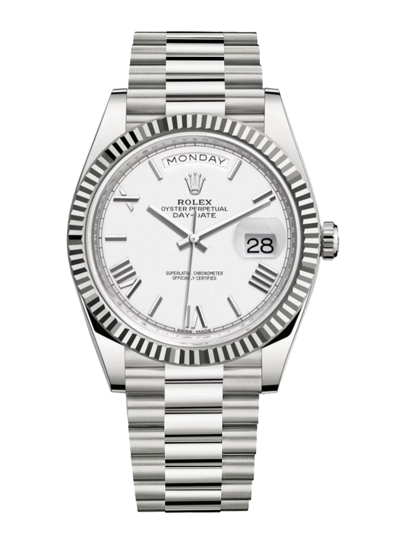 Rolex Day-Date 228239 White 40mm President White Gold