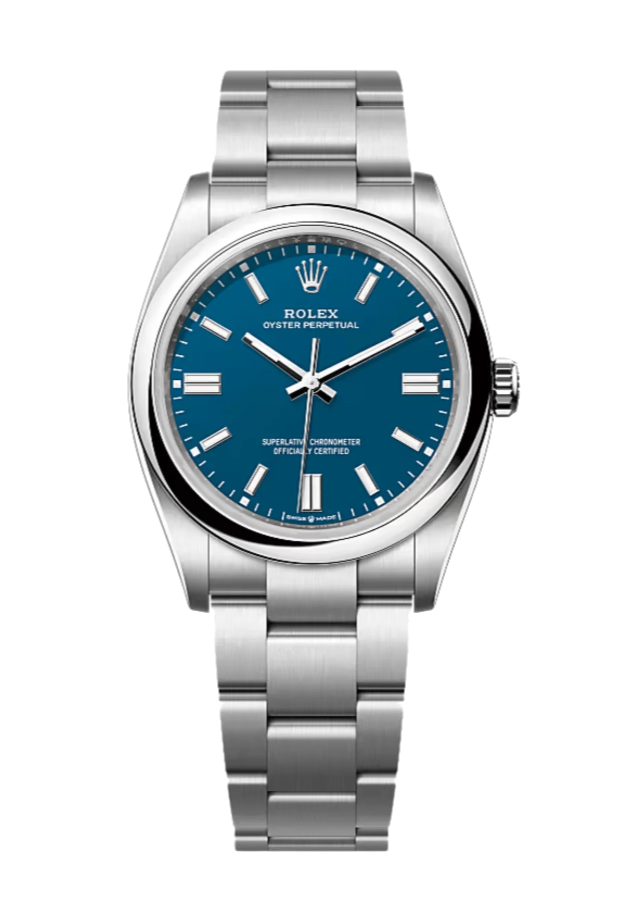 Rolex Oyster Perpetual 126000 Blue 36mm Oyster Stainless Steel