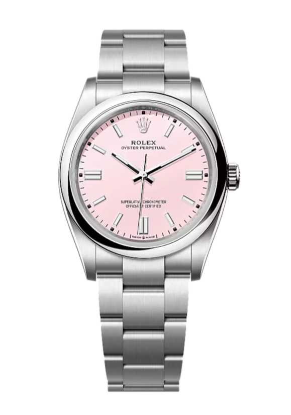 Rolex Oyster Perpetual 126000 Candy Pink 36mm Oyster Stainless Steel