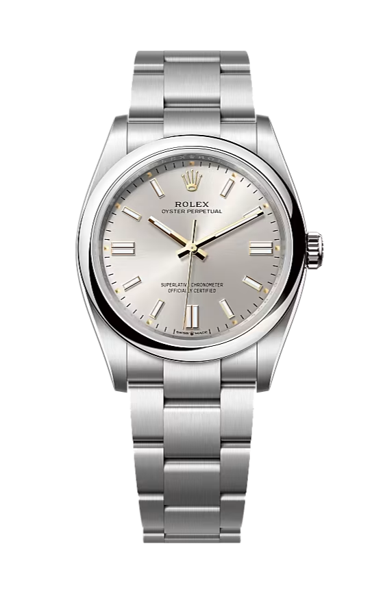Rolex Oyster Perpetual 126000 Silver 36mm Oyster Stainless Steel